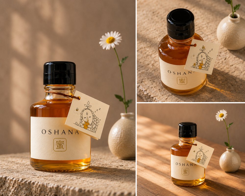 OSHANA original bottle collage