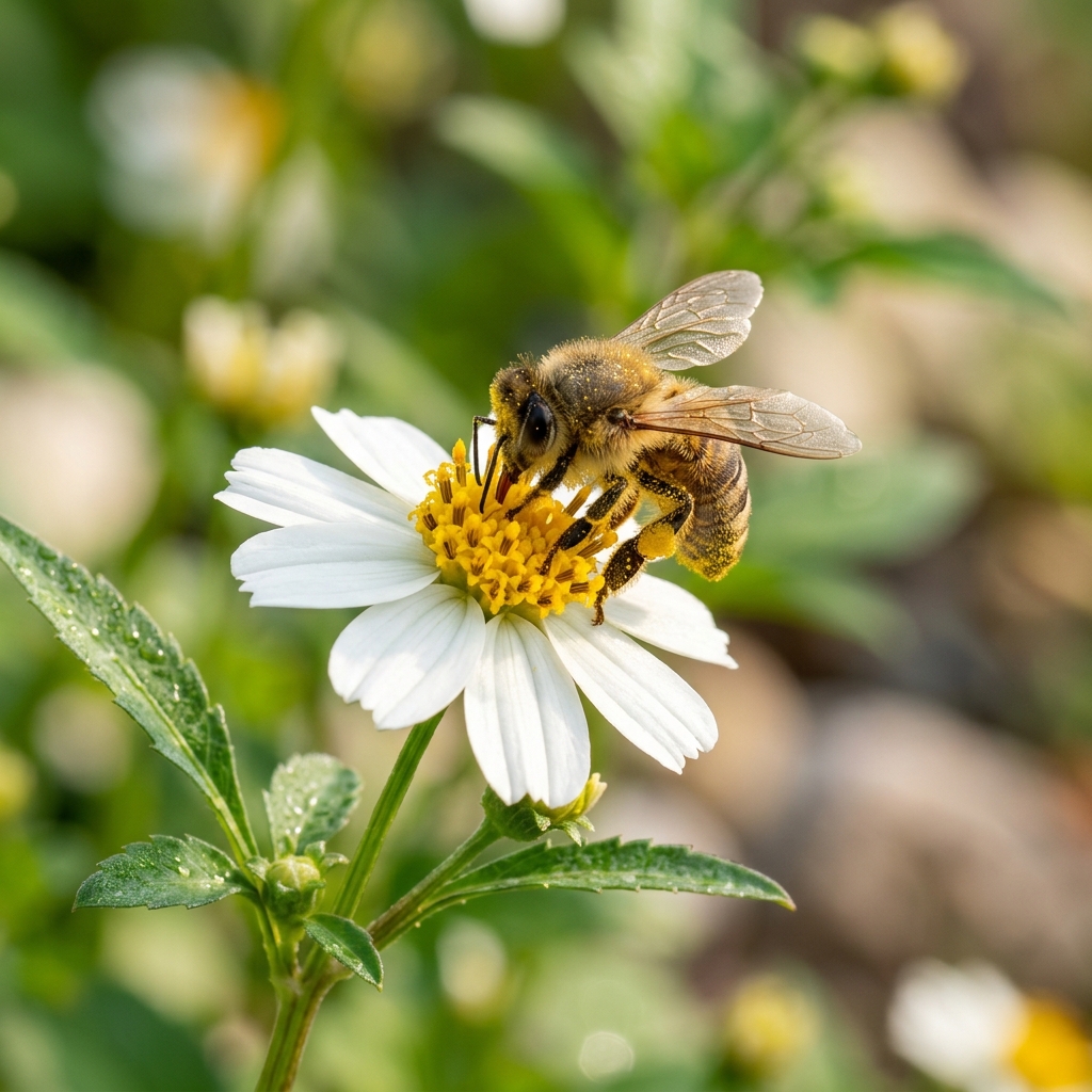 Bee on flower